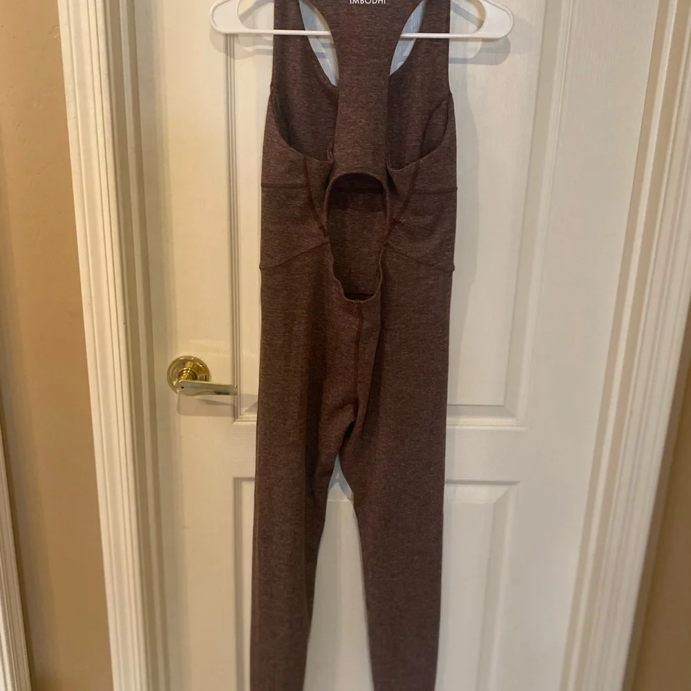 Imbodhi Women's Heather Brown Jumpsuit Bodysuit XL - Picture 5 of 5